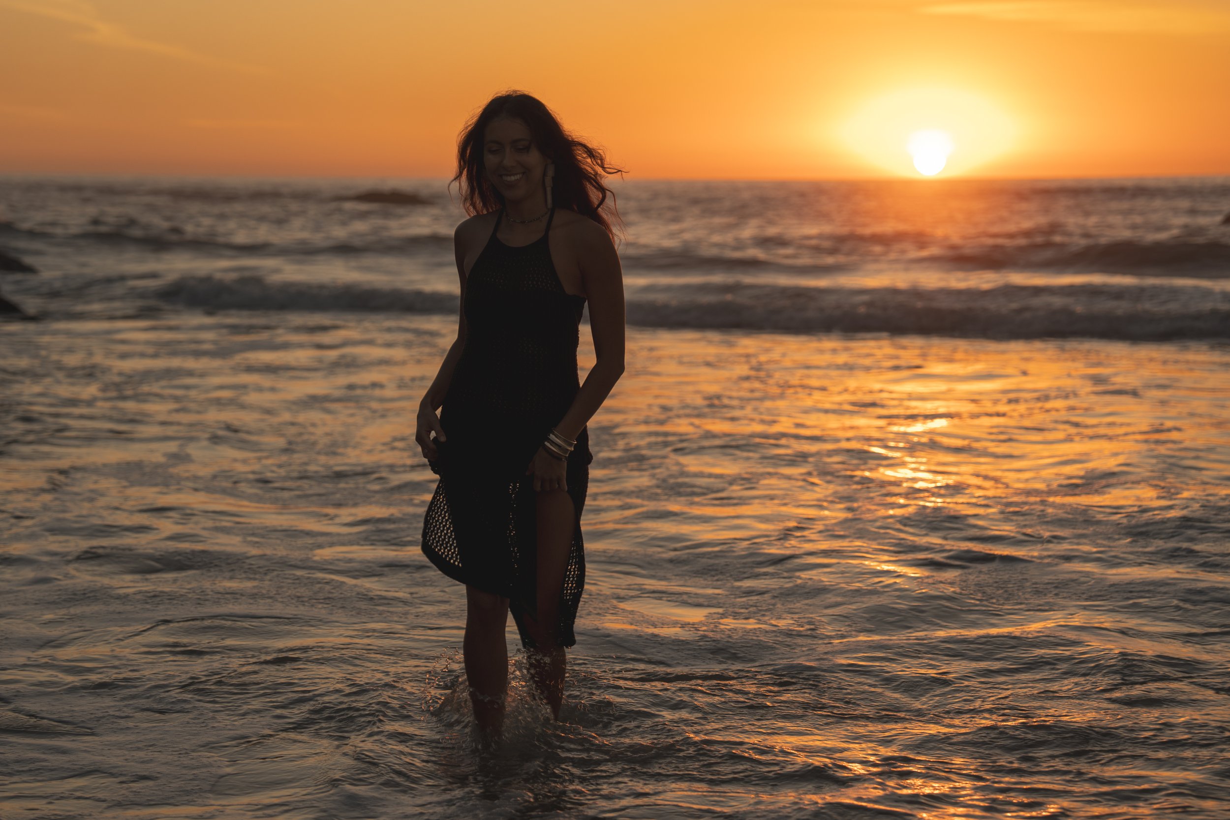 Naila Gamel in the coastal landscape near Encinitas
